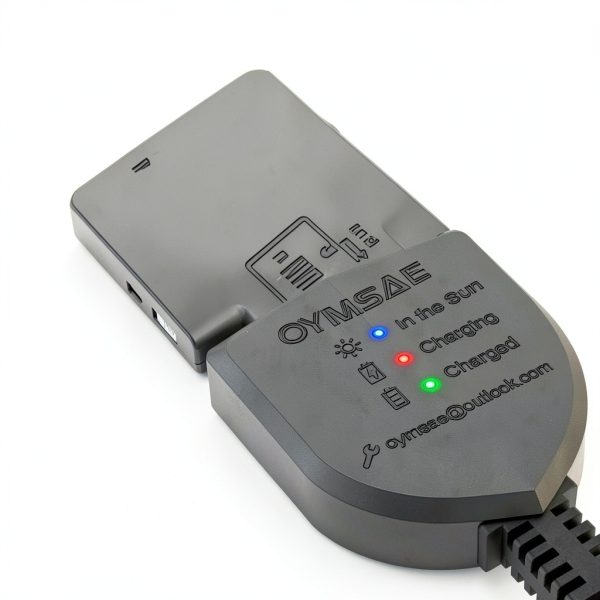 Solar Battery Charger by POWISER 5W Black-5