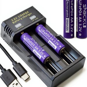 Solar AA Battery Charger by shockli Patio-0