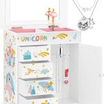 efubaby Modern Jewelry Box Purple Velvet Magnetic-0