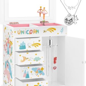 efubaby Modern Jewelry Box Purple Velvet Magnetic-0