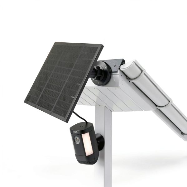 LMDTYN Ring Solar Panel 5W Black High Efficiency-5