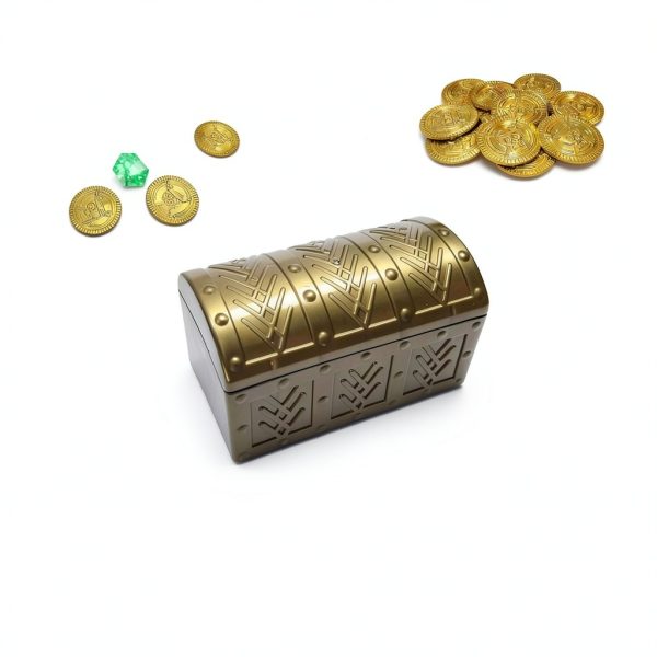HOPELJ Plastic English Style Treasure Chest for Kids-2