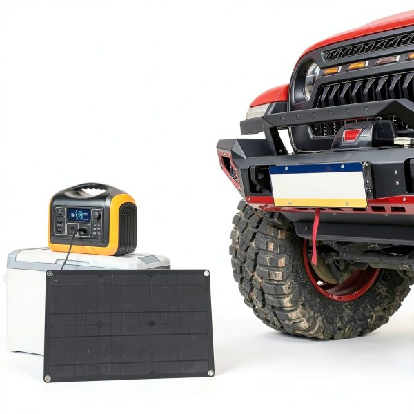ZEMBSOYA Car Solar Charger Black Rugged Design-5