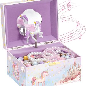 ProCase Unicorn Jewelry Box for Kids-0