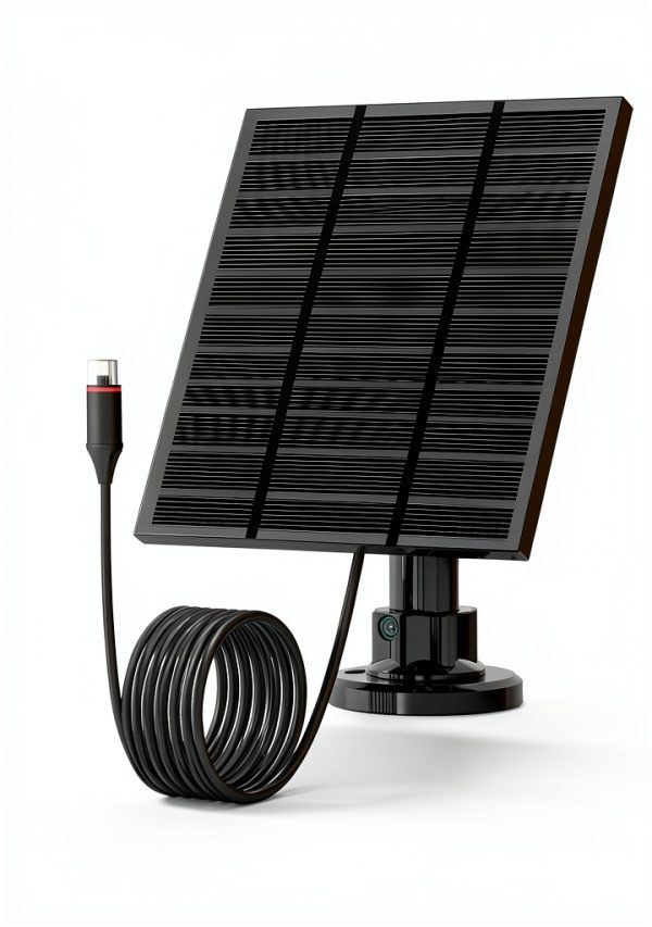 LMDTYN Ring Solar Panel 5W Black High Efficiency-1
