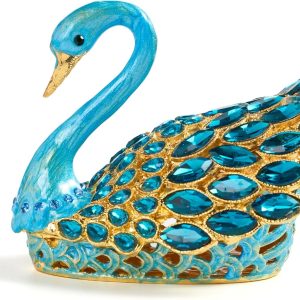 Blue SEVENBEES Zinc Jewelry Storage Box-0