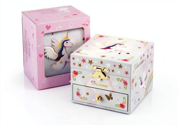 Unicorn Jewelry Box RR ROUND RICH DESIGN Velvet-5