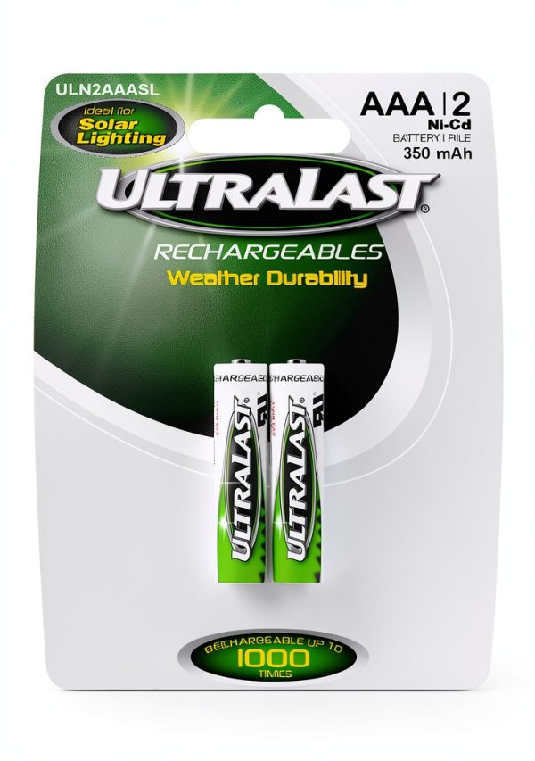 ULTRALAST AAA Rechargeable Batteries Patio Lawn Garden-0