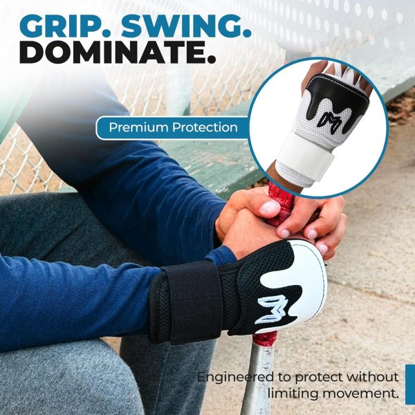 MediCaptain TripleGuard Baseball Protective Set Adults White-4
