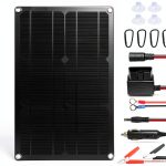 ZEMBSOYA Car Solar Charger Black Rugged Design-0
