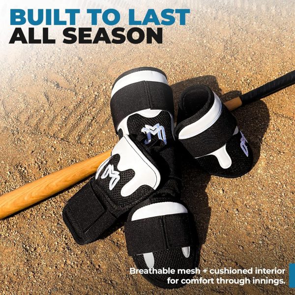 MediCaptain TripleGuard Baseball Protective Set Adults White-5
