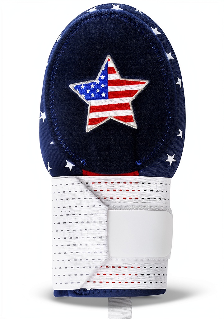 Youth baseball player sliding with KRTOYUST neoprene mitt