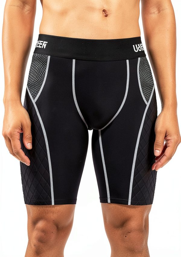 Boys Slider Shorts He Rong Moisture Wicking-1