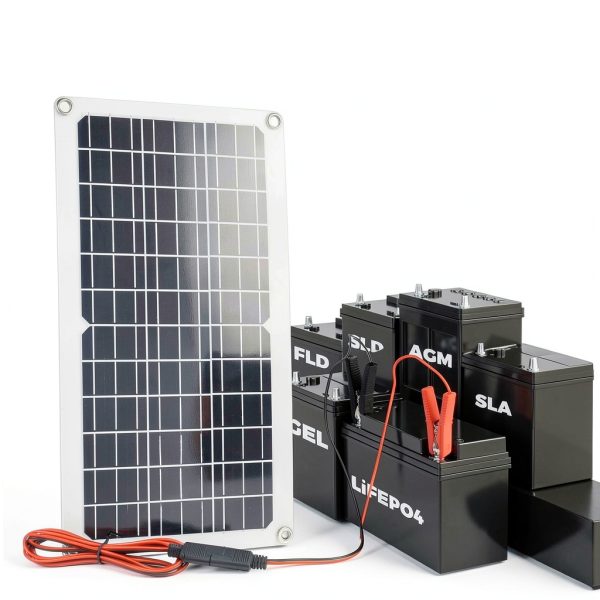 Soshine 15W Solar Battery Charger for Patio Lawn-2