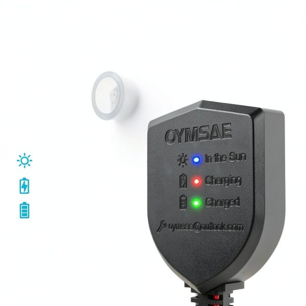 Solar Battery Charger by POWISER 5W Black-6