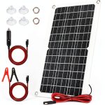 Soshine 15W Solar Battery Charger for Patio Lawn-0