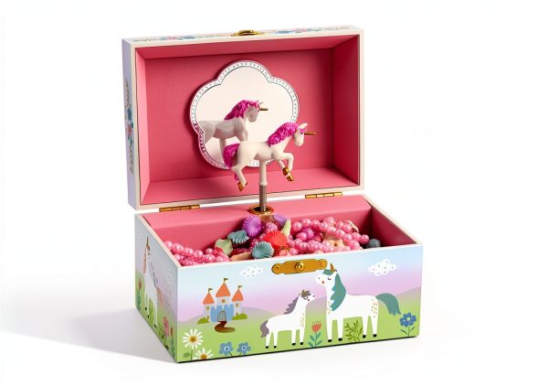 Unicorn Jewelry Box RR ROUND RICH DESIGN Wooden-2