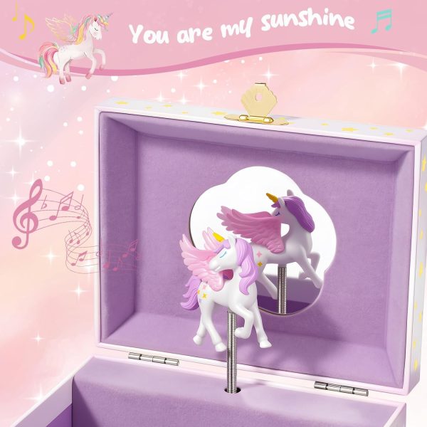 ProCase Unicorn Jewelry Box for Kids-1