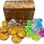 HOPELJ Plastic English Style Treasure Chest for Kids-0