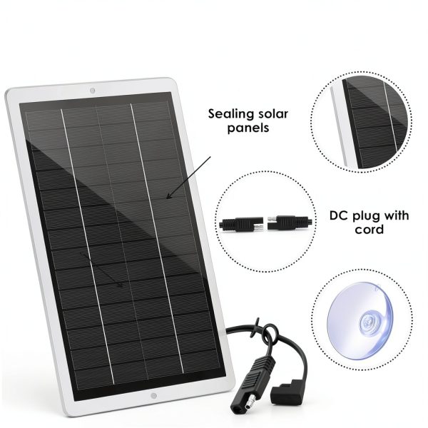 Saillong Solar Battery Charger for 12v Batteries-4