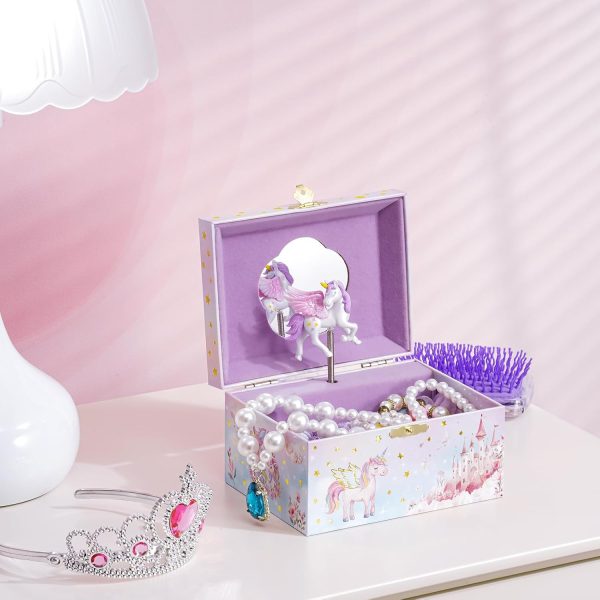 ProCase Unicorn Jewelry Box for Kids-4