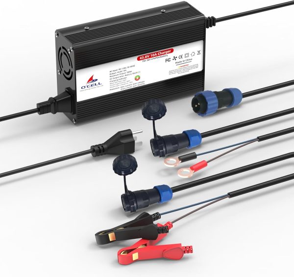 OCELL 43.8V 10A LiFePO4 Battery Charger-0