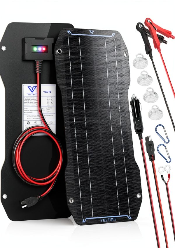 Voltset 12V 10W Pro Solar Battery Charger-0