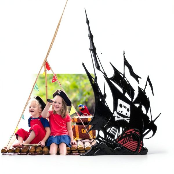 HOPELJ Plastic English Style Treasure Chest for Kids-4