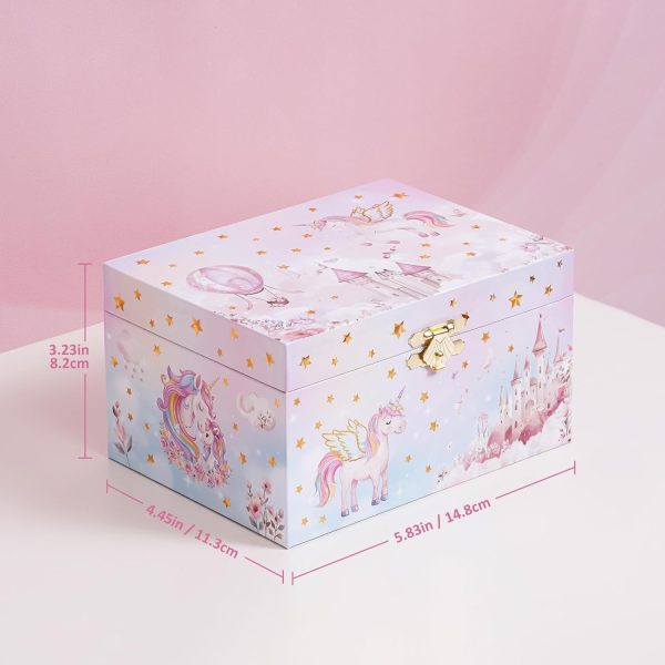 ProCase Unicorn Jewelry Box for Kids-2