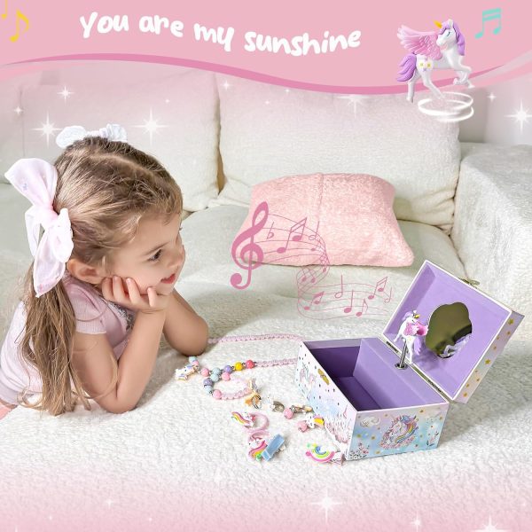 ProCase Unicorn Jewelry Box for Kids-5