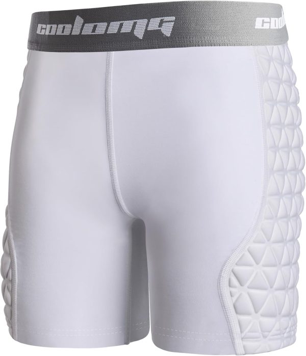 Girls Softball Sliding Shorts COOLOMG EVA Pad-0