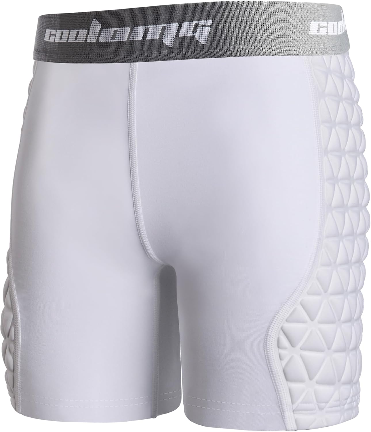 Youth softball player sliding in COOLOMG shorts