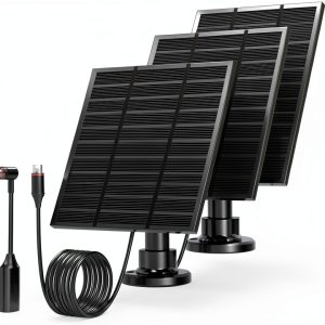 LMDTYN Ring Solar Panel 5W Black High Efficiency-0