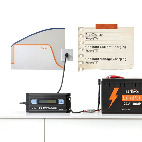 Litime 24V 100Ah Battery + 20A Charger-5