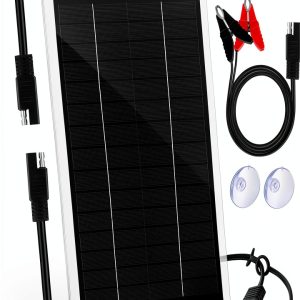 Saillong Solar Battery Charger for 12v Batteries-0