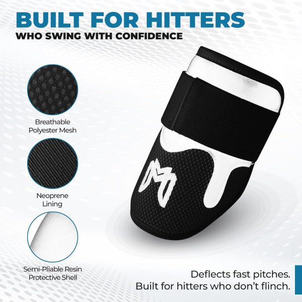 MediCaptain TripleGuard Baseball Protective Set Adults White-2