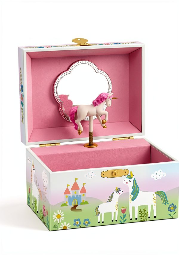 Unicorn Jewelry Box RR ROUND RICH DESIGN Wooden-1