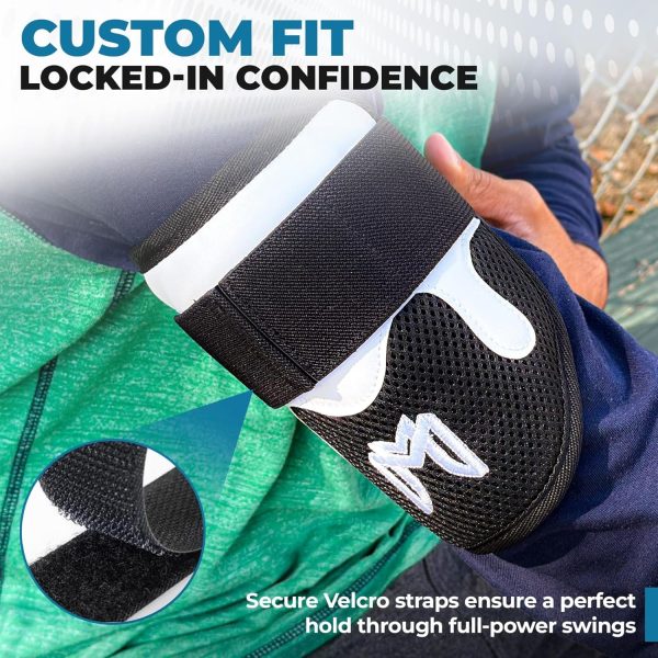 MediCaptain TripleGuard Baseball Protective Set Adults White-3