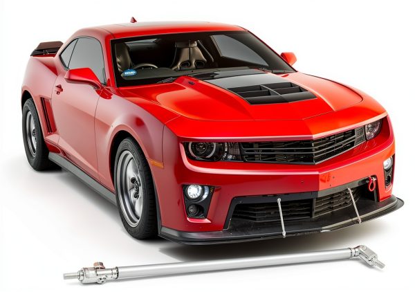 DEERMOTO Front Splitter Rods Silver Universal Fit-8