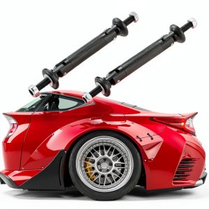 Car Bumper Tie Rod by TOMALL Aluminum Carbon Fiber Lever-0
