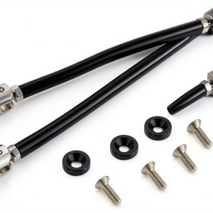 Adjustable Front Strut Rod RVCAZON LG1122-1 9.44-11in Aluminum Alloy-0