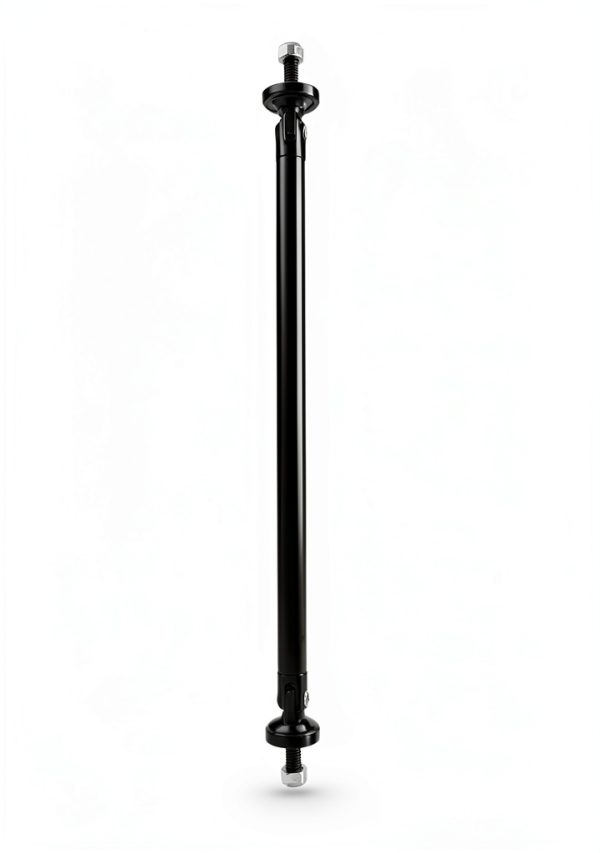 Car Bumper Splitter Strut Rod BDZMC Aluminum Fit Black 11.6in-1