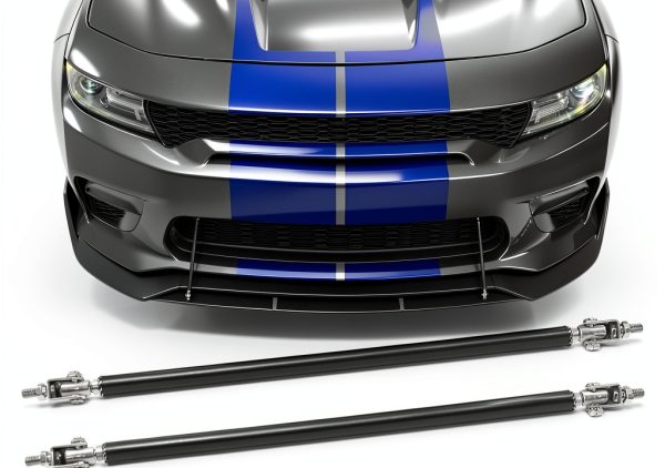 Car Front Lip Splitter Support Rod VKQTS Aluminum Universal Fit-0