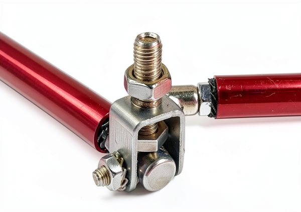 Car Splitter Strut Rod LHDOS Adjustable 8 to 11in Support Bar Red-2