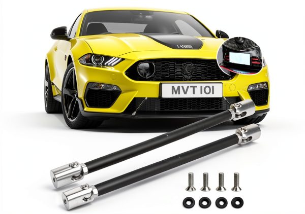 Adjustable Front Strut Rod RVCAZON LG1122-1 9.44-11in Aluminum Alloy-1