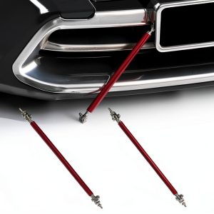 Car Splitter Strut Rod LHDOS Adjustable 8 to 11in Support Bar Red-0