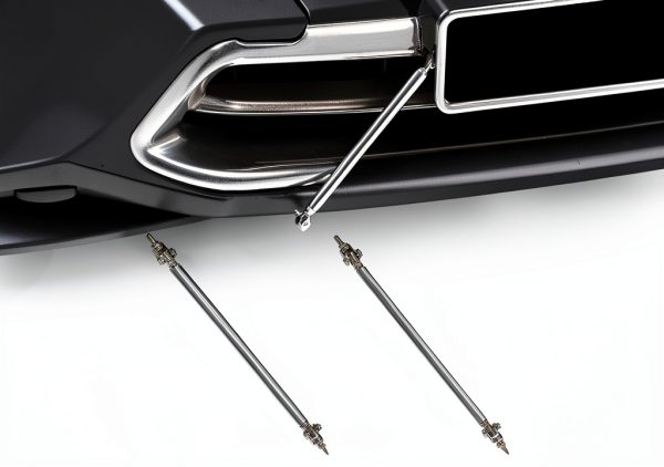 Car Splitter Strut Rod LHDOS Alloy Support Bar Black 11in-0