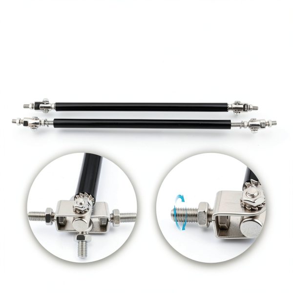 Car Front Lip Splitter Support Rod VKQTS Aluminum Universal Fit-4