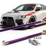 EOHMAK Front Bumper Lip Splitter Strut Rod Universal Fit Adjustable-0