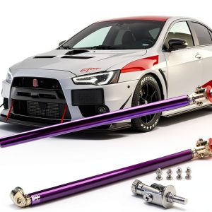 EOHMAK Front Bumper Lip Splitter Strut Rod Universal Fit Adjustable-0